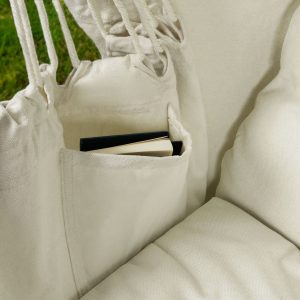 Fotel wiszący beż 9